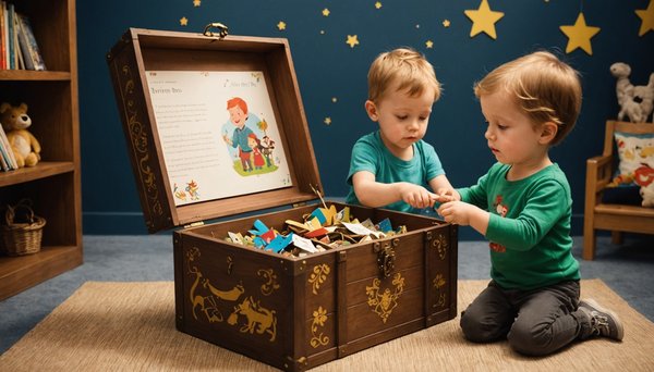 Boîte à histoire : le coffre aux contes pour enfants innovant